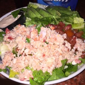 Gluten-free lobster salad from Two Drunken Goats